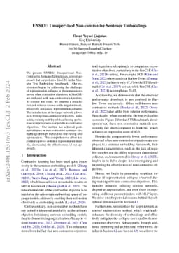 UNSEE: Unsupervised Non-contrastive Sentence Embeddings
