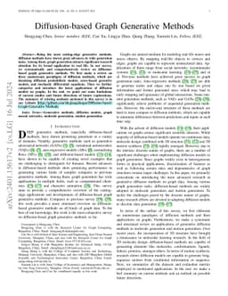 Diffusion-based Graph Generative Methods