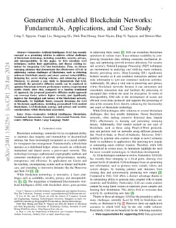 Generative AI-enabled Blockchain Networks: Fundamentals, Applications,
  and Case Study
