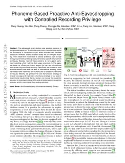 Phoneme-Based Proactive Anti-Eavesdropping with Controlled Recording
  Privilege