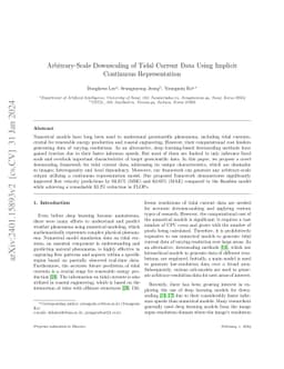 Arbitrary-Scale Downscaling of Tidal Current Data Using Implicit
  Continuous Representation