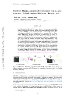 MixSup: Mixed-grained Supervision for Label-efficient LiDAR-based 3D
  Object Detection