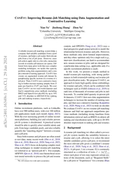 ConFit: Improving Resume-Job Matching using Data Augmentation and
  Contrastive Learning