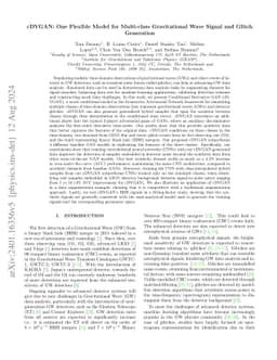 cDVGAN: One Flexible Model for Multi-class Gravitational Wave Signal and
  Glitch Generation