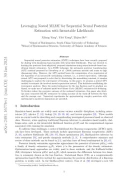 Leveraging Nested MLMC for Sequential Neural Posterior Estimation with
  Intractable Likelihoods