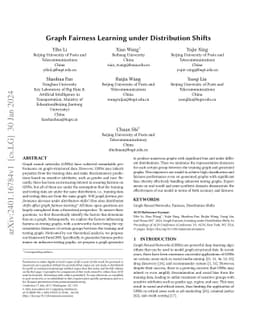 Graph Fairness Learning under Distribution Shifts