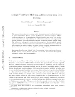 Multiple Yield Curve Modeling and Forecasting using Deep Learning