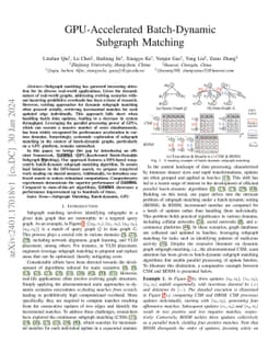 GPU-Accelerated Batch-Dynamic Subgraph Matching