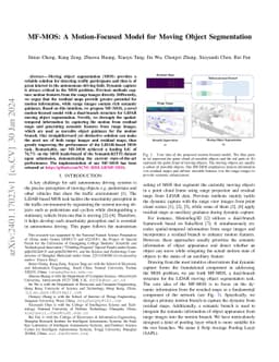 MF-MOS: A Motion-Focused Model for Moving Object Segmentation