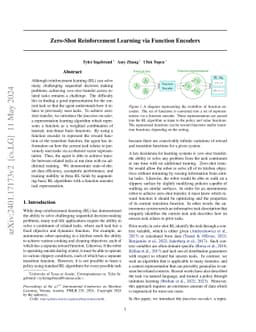Zero-Shot Reinforcement Learning via Function Encoders