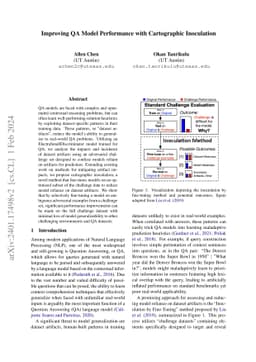 Improving QA Model Performance with Cartographic Inoculation