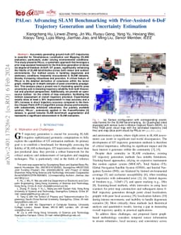 PALoc: Advancing SLAM Benchmarking with Prior-Assisted 6-DoF Trajectory
  Generation and Uncertainty Estimation
