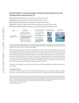 Beyond Numbers: Creating Analogies to Enhance Data Comprehension and
  Communication with Generative AI