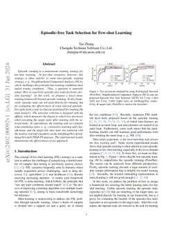 Episodic-free Task Selection for Few-shot Learning