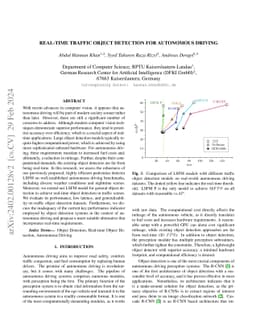 Real-time Traffic Object Detection for Autonomous Driving