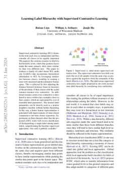Learning Label Hierarchy with Supervised Contrastive Learning