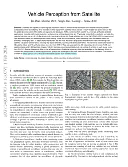 Vehicle Perception from Satellite