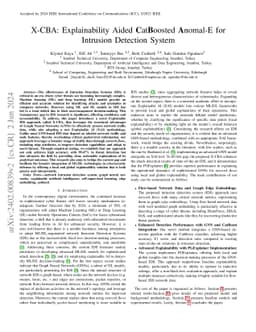 X-CBA: Explainability Aided CatBoosted Anomal-E for Intrusion Detection
  System