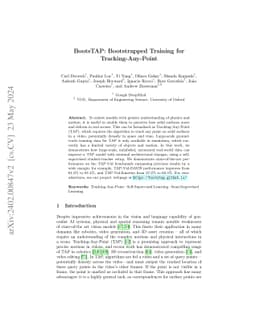 BootsTAP: Bootstrapped Training for Tracking-Any-Point
