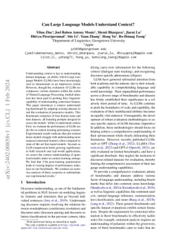 Can Large Language Models Understand Context?