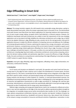 Edge Offloading in Smart Grid