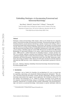 Embedding Ontologies via Incorporating Extensional and Intensional Knowledge