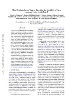 When Benchmarks are Targets: Revealing the Sensitivity of Large Language
  Model Leaderboards
