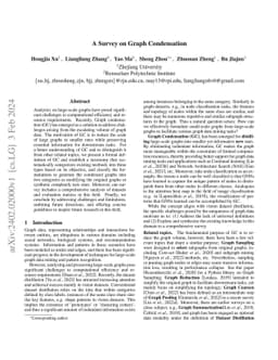 A Survey on Graph Condensation