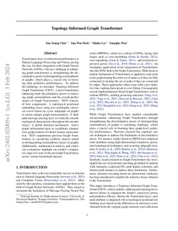 Topology-Informed Graph Transformer