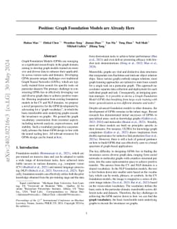 Position: Graph Foundation Models are Already Here