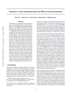 Transolver: A Fast Transformer Solver for PDEs on General Geometries