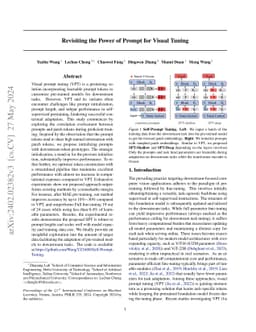 Revisiting the Power of Prompt for Visual Tuning