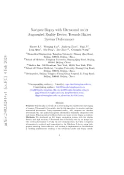 Navigate Biopsy with Ultrasound under Augmented Reality Device: Towards
  Higher System Performance
