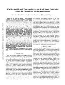 STAGE: Scalable and Traversability-Aware Graph based Exploration Planner
  for Dynamically Varying Environments