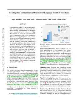 Evading Data Contamination Detection for Language Models is (too) Easy