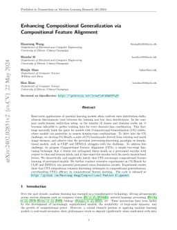 Enhancing Compositional Generalization via Compositional Feature
  Alignment