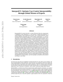 InterpretCC: Intrinsic User-Centric Interpretability through Global
  Mixture of Experts