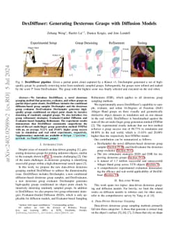 DexDiffuser: Generating Dexterous Grasps with Diffusion Models
