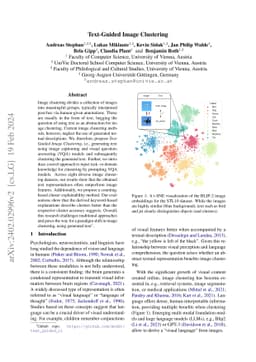 Text-Guided Image Clustering