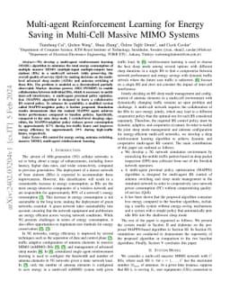 Multi-agent Reinforcement Learning for Energy Saving in Multi-Cell
  Massive MIMO Systems