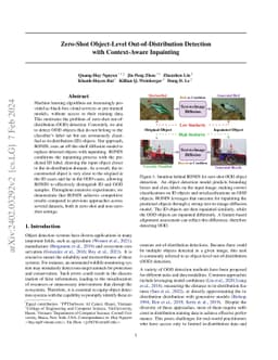 Zero-shot Object-Level OOD Detection with Context-Aware Inpainting