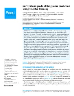 Survival and grade of the glioma prediction using transfer learning