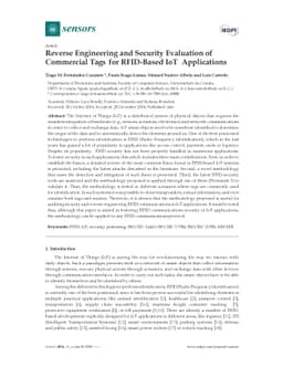Reverse Engineering and Security Evaluation of Commercial Tags for
  RFID-Based IoT Applications
