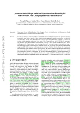 Attention-based Shape and Gait Representations Learning for Video-based
  Cloth-Changing Person Re-Identification