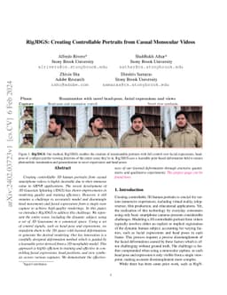 Rig3DGS: Creating Controllable Portraits from Casual Monocular Videos