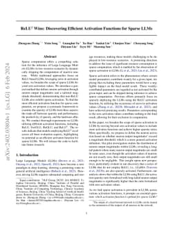 ReLU$^2$ Wins: Discovering Efficient Activation Functions for Sparse
  LLMs