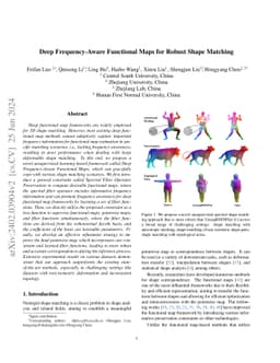 Deep Frequency-Aware Functional Maps for Robust Shape Matching