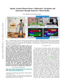 Spatial Assisted Human-Drone Collaborative Navigation and Interaction
  through Immersive Mixed Reality