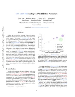 EVA-CLIP-18B: Scaling CLIP to 18 Billion Parameters