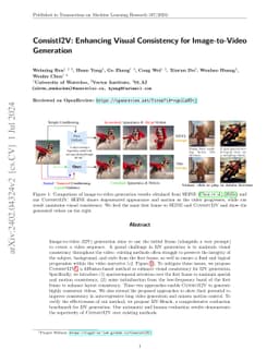 ConsistI2V: Enhancing Visual Consistency for Image-to-Video Generation